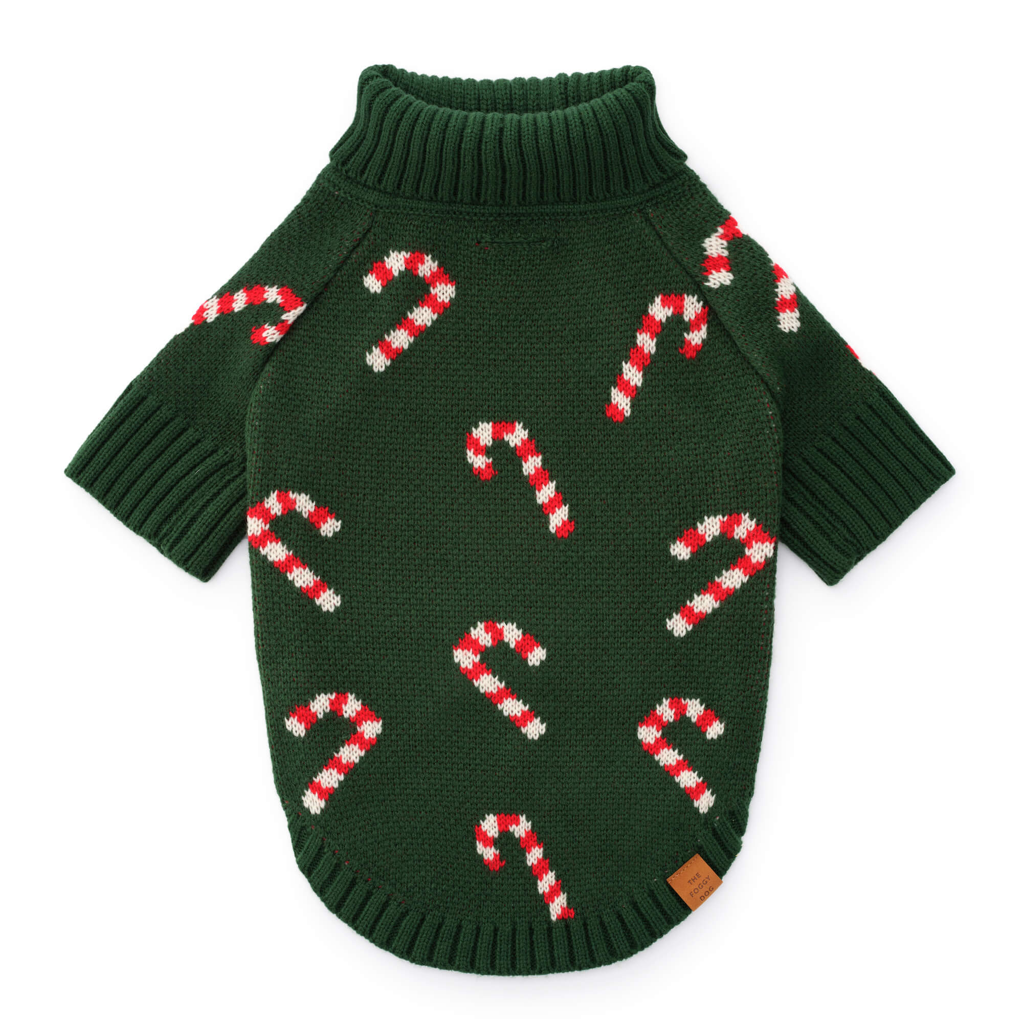 Candy Canes Dog Sweater
