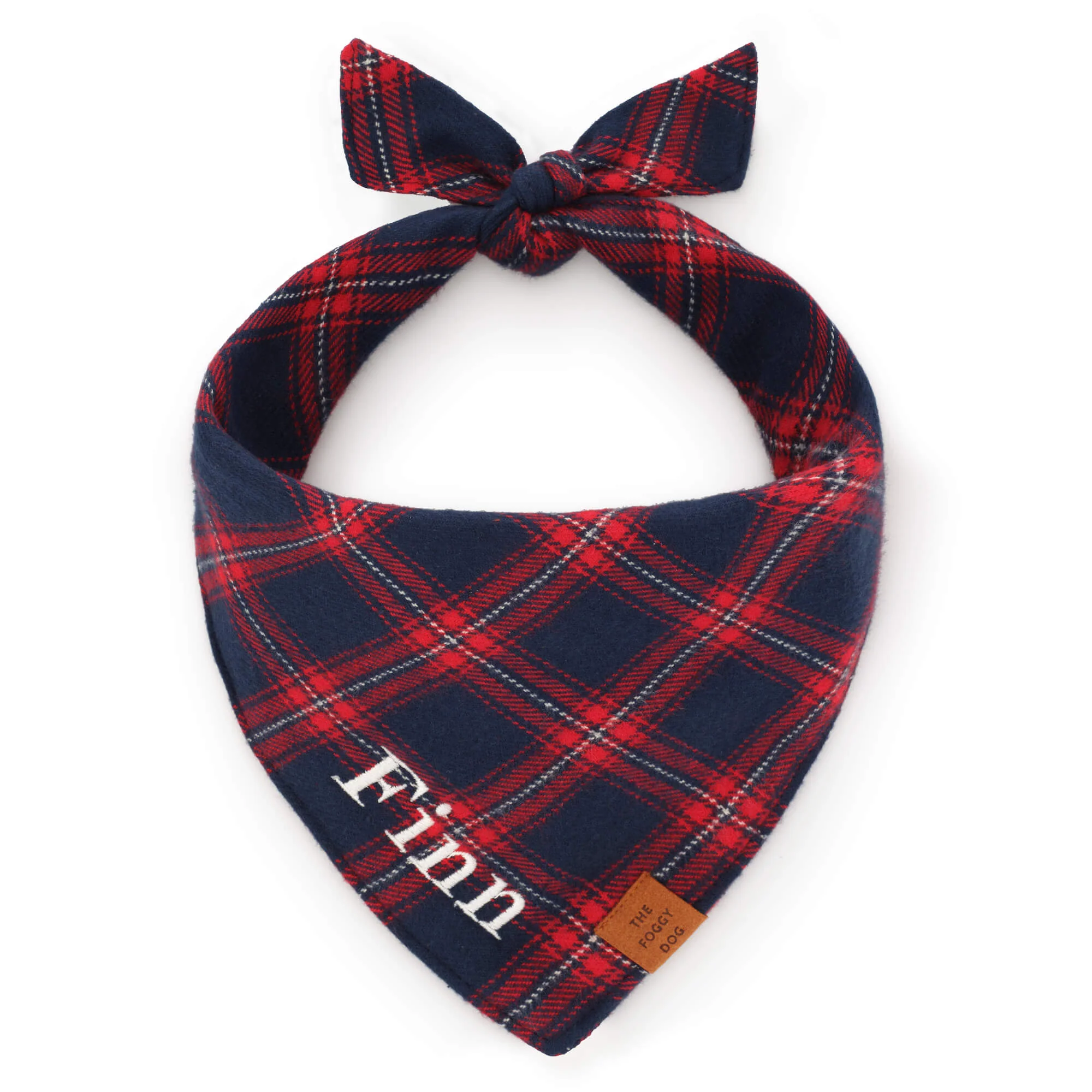 Kingston Plaid Flannel Dog Bandana