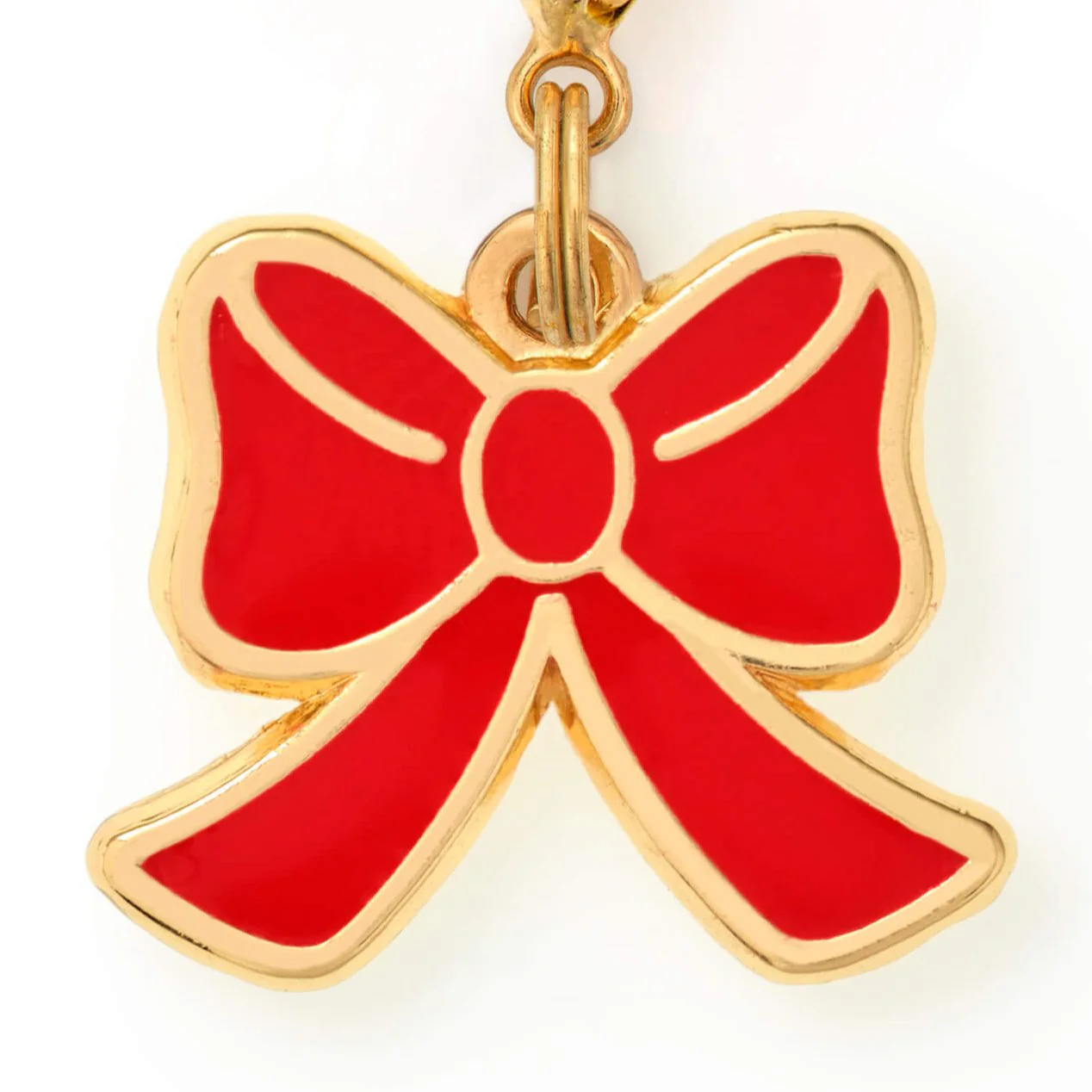 Red Bow Collar Charm