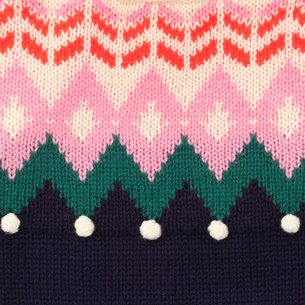Fair Isle Bobble Dog Sweater