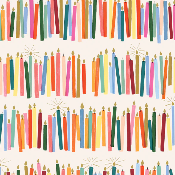 Rifle Paper Co. x TFD Birthday Candles Dog Bandana