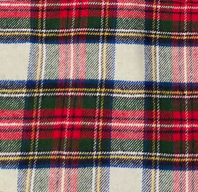 Regent Plaid Flannel Collar Walk Set