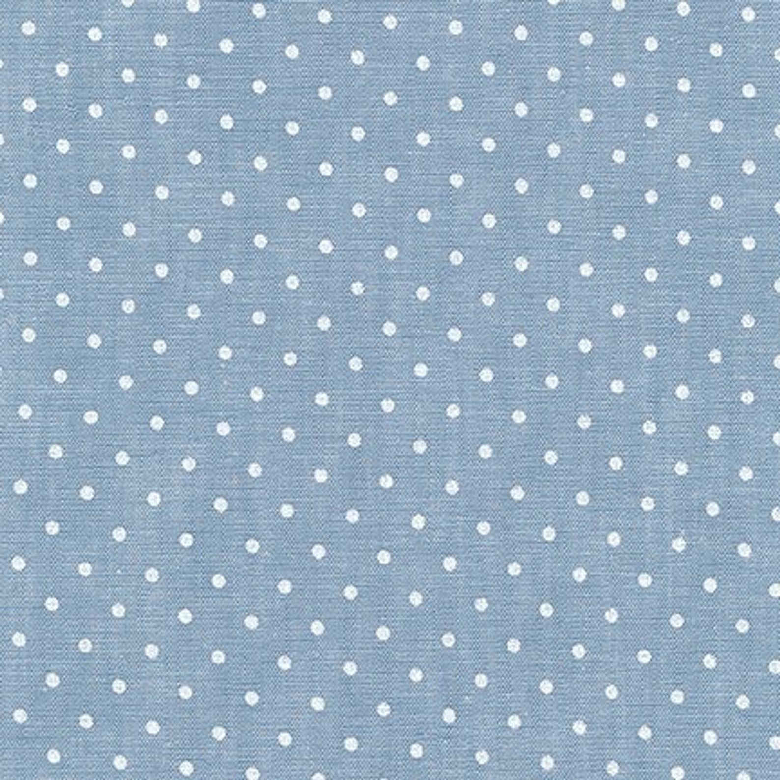 Chambray Dots Bow Tie Collar