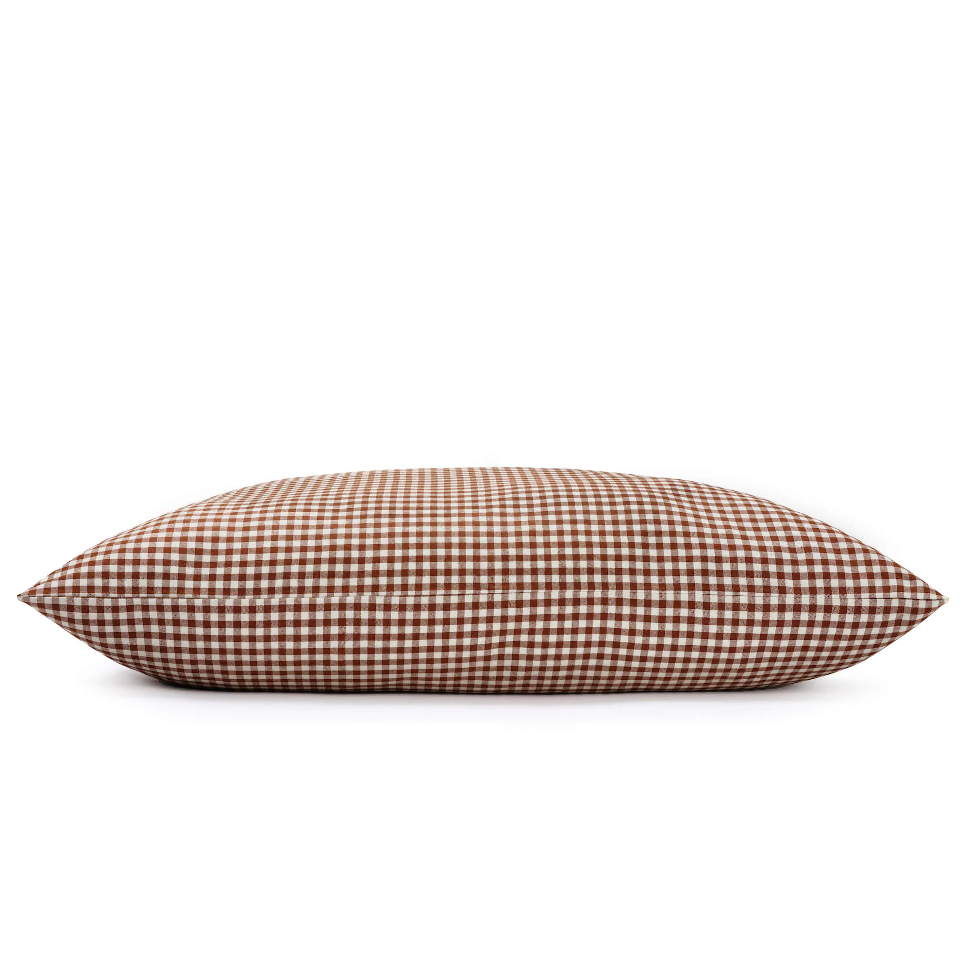 Heather Taylor Home x TFD Mini Gingham Nutmeg Dog Bed