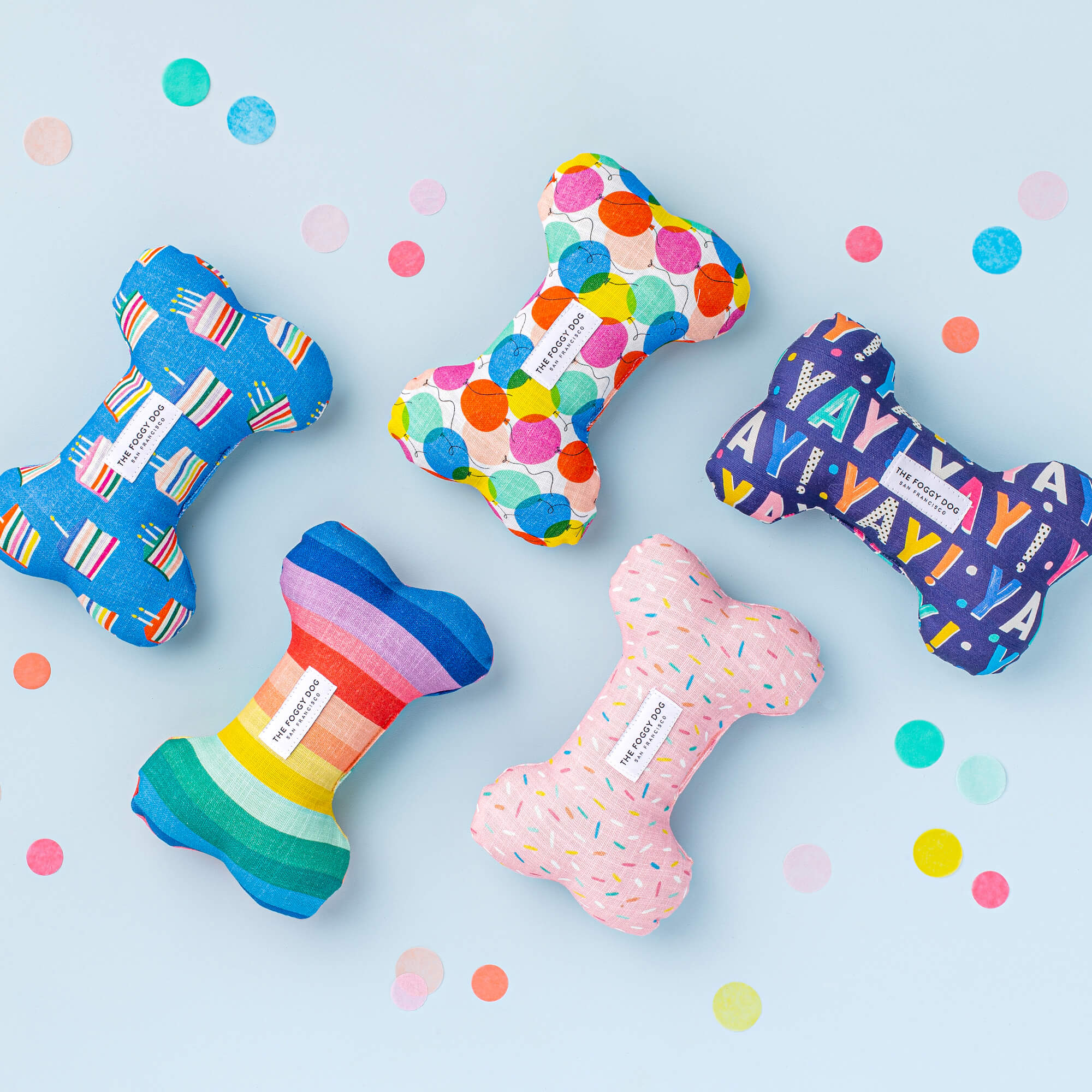 Sprinkles Dog Squeaky Toy