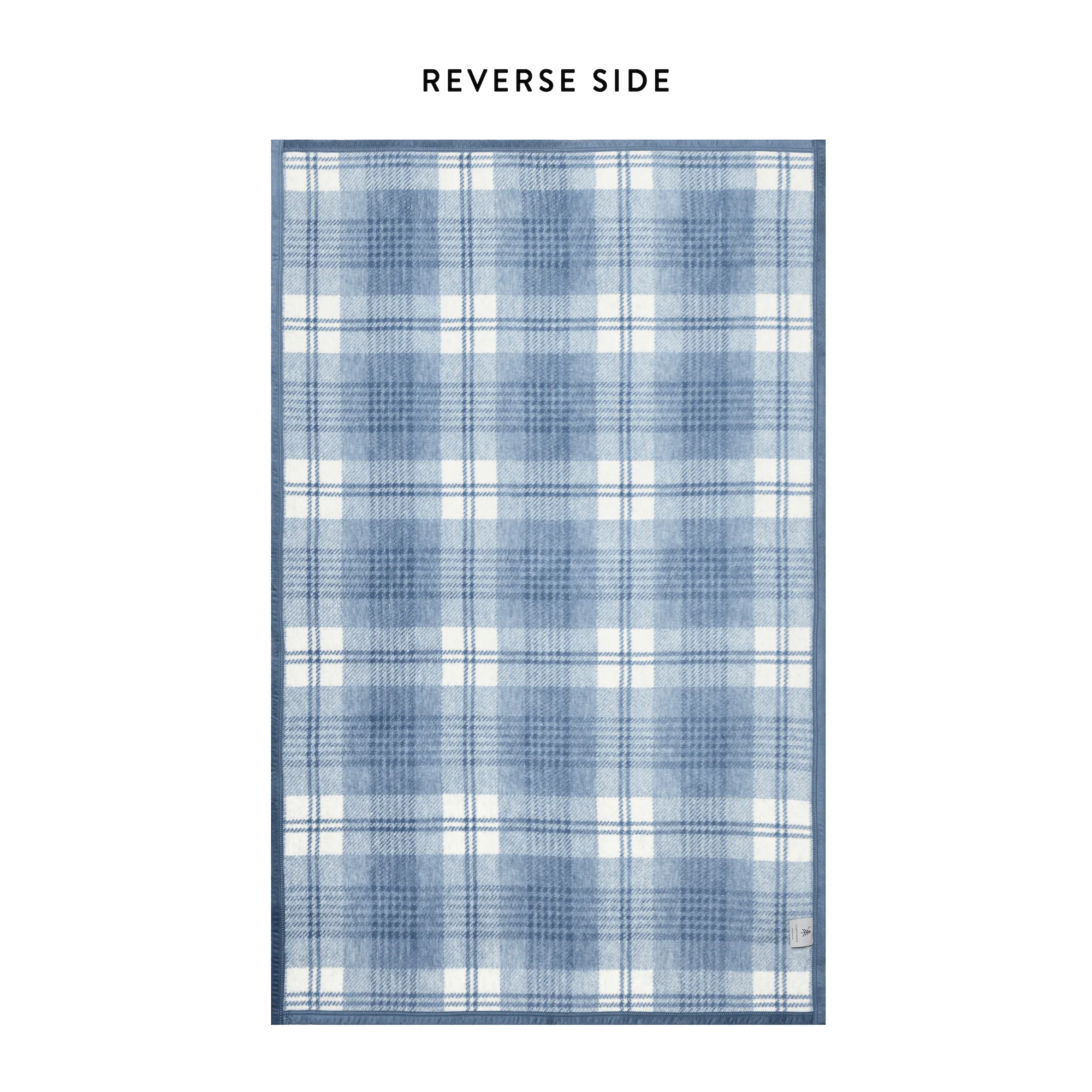 ChappyWrap x TFD Blue Frost Plaid Dog Blanket