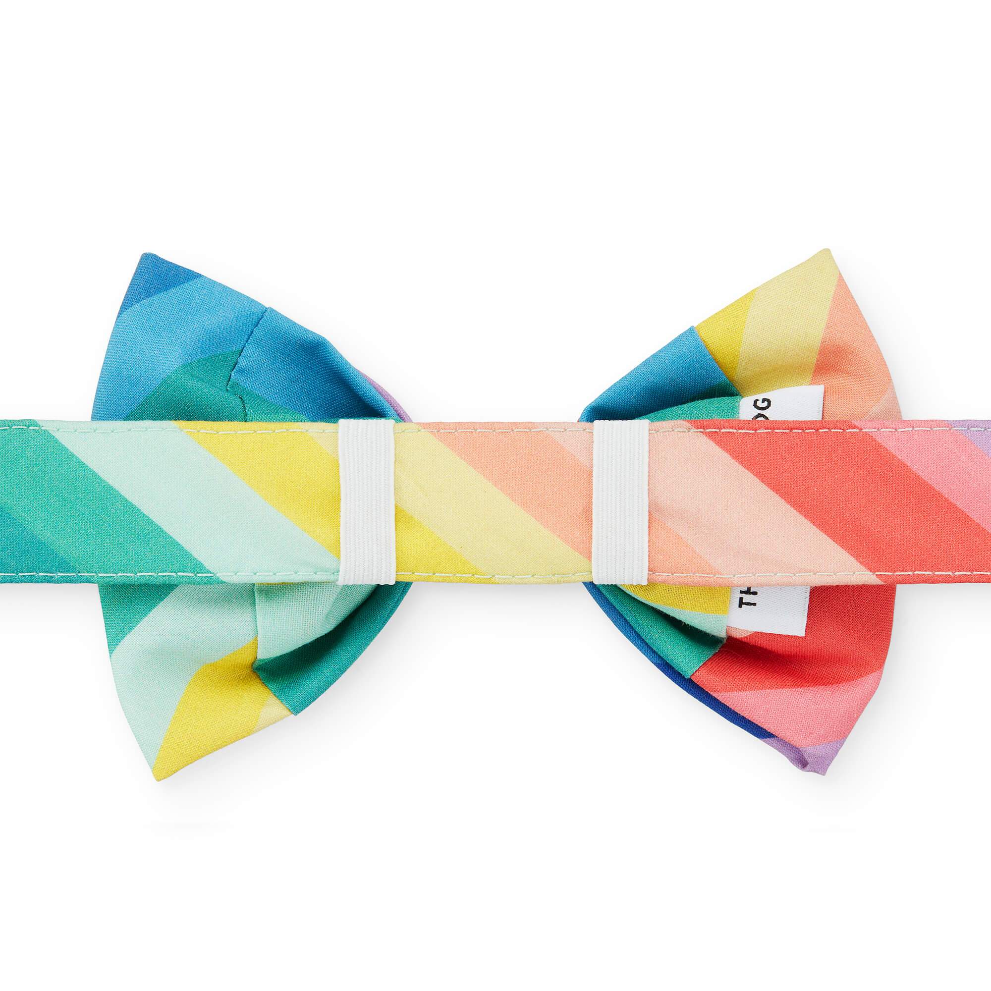 Over the Rainbow Dog Bow Tie
