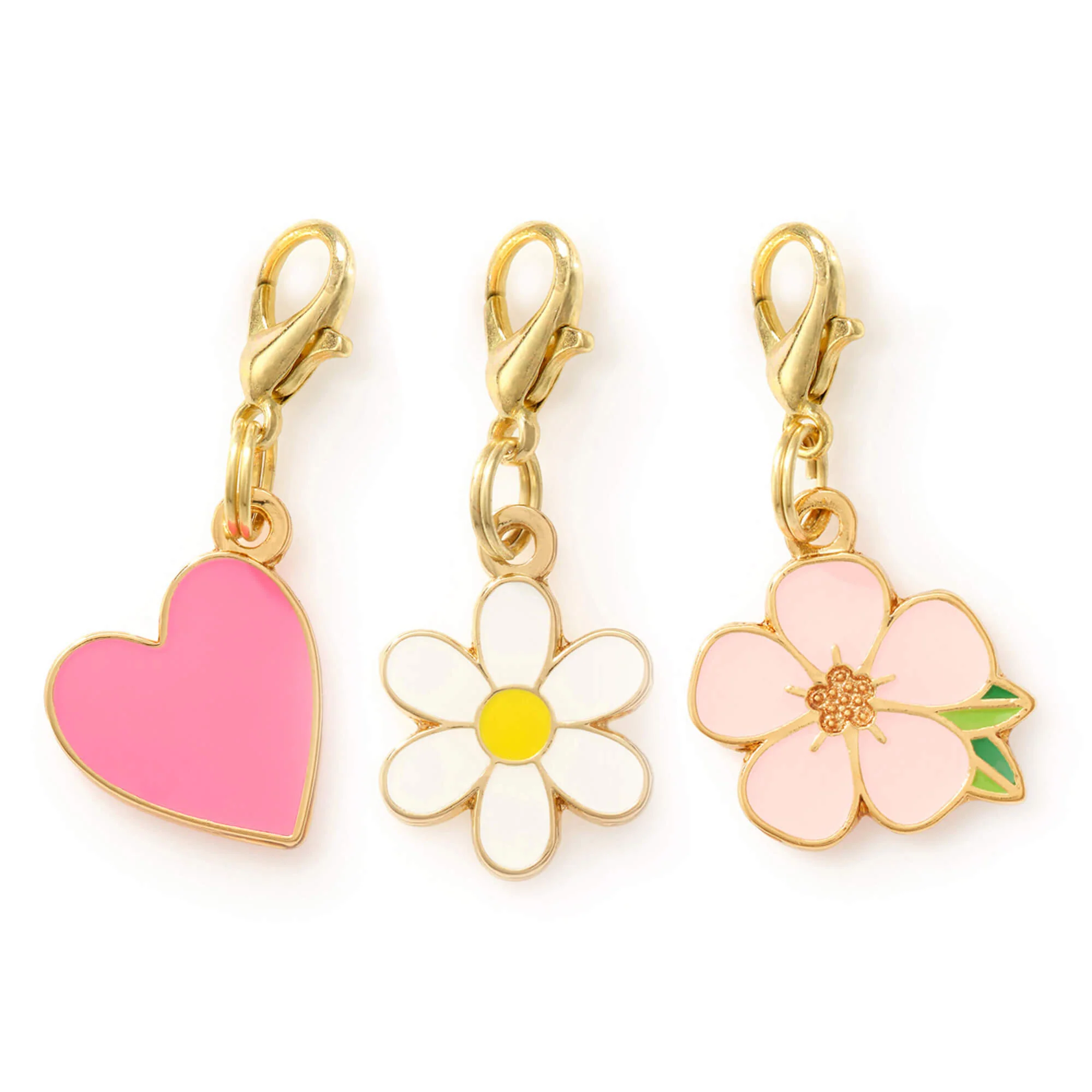 Flower Lover Collar Charm Set
