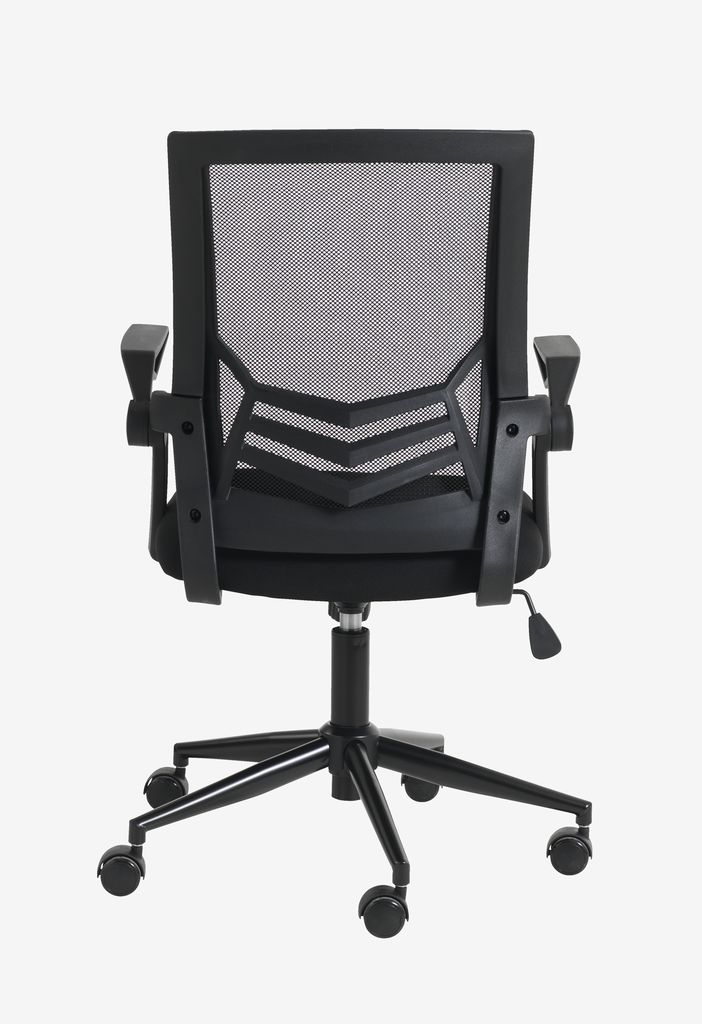 Desk chair ASPERUP black mesh/black fabric