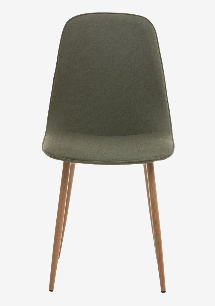 Dining chair BISTRUP olive/oak