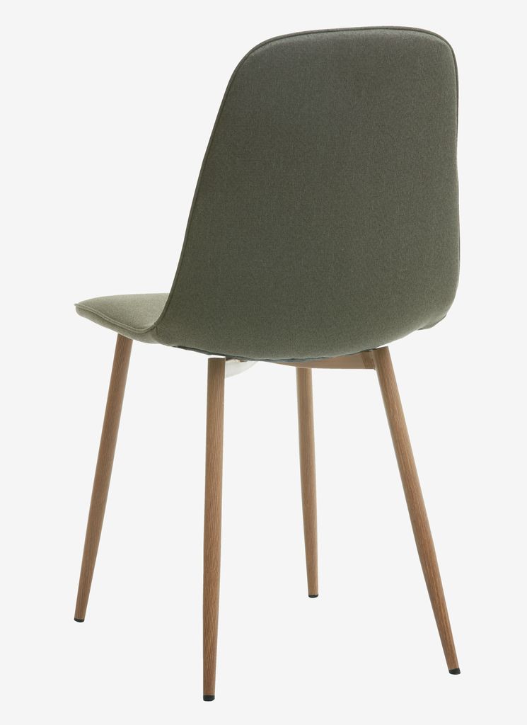 Dining chair BISTRUP olive/oak