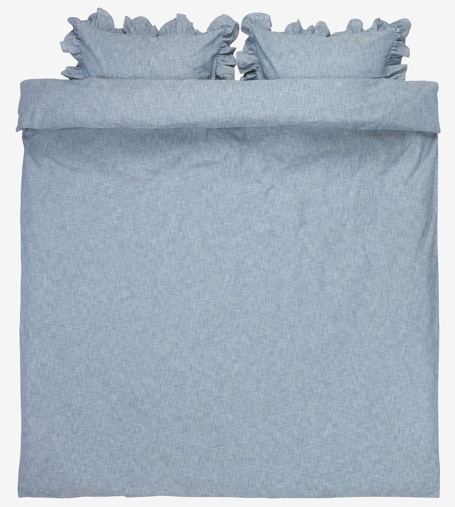Duvet cover set NINNA Yarn dyed Double blue