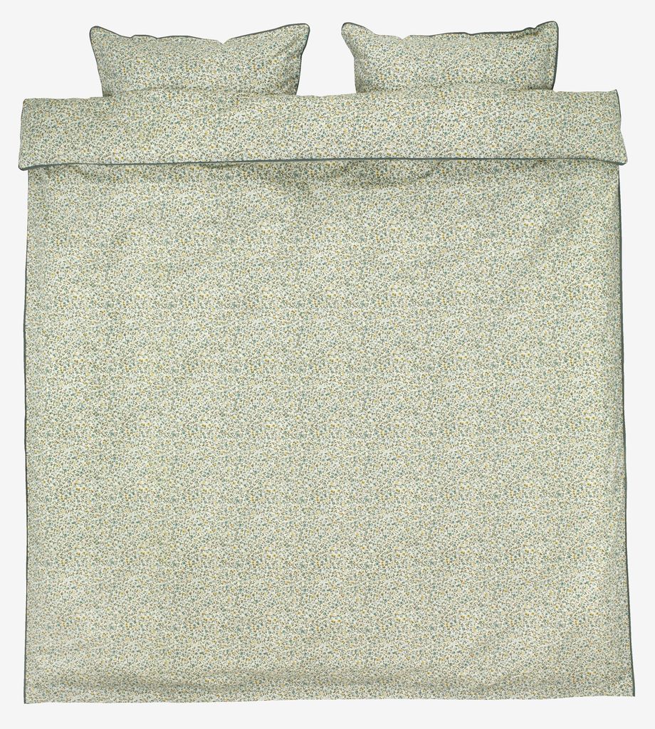 Percale duvet cover set EMILY Double blue