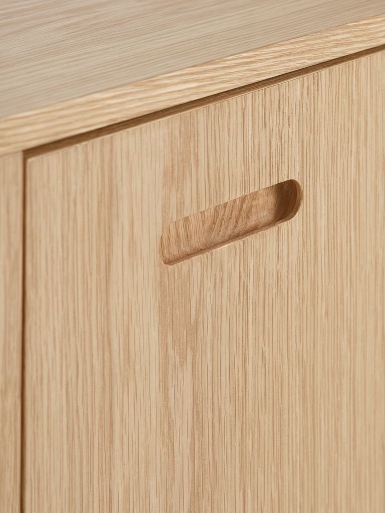 Sideboard MARSTRAND 2 doors 3 drawers natural oak