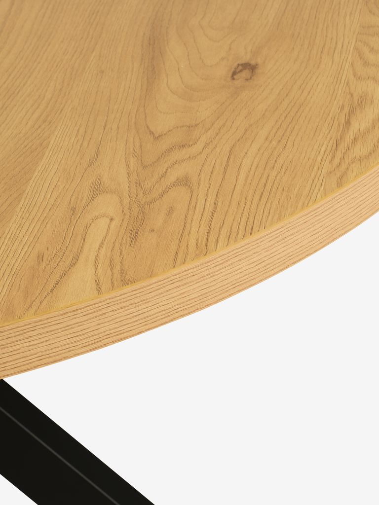 Dining table NORTOFT D120 oak colour/black