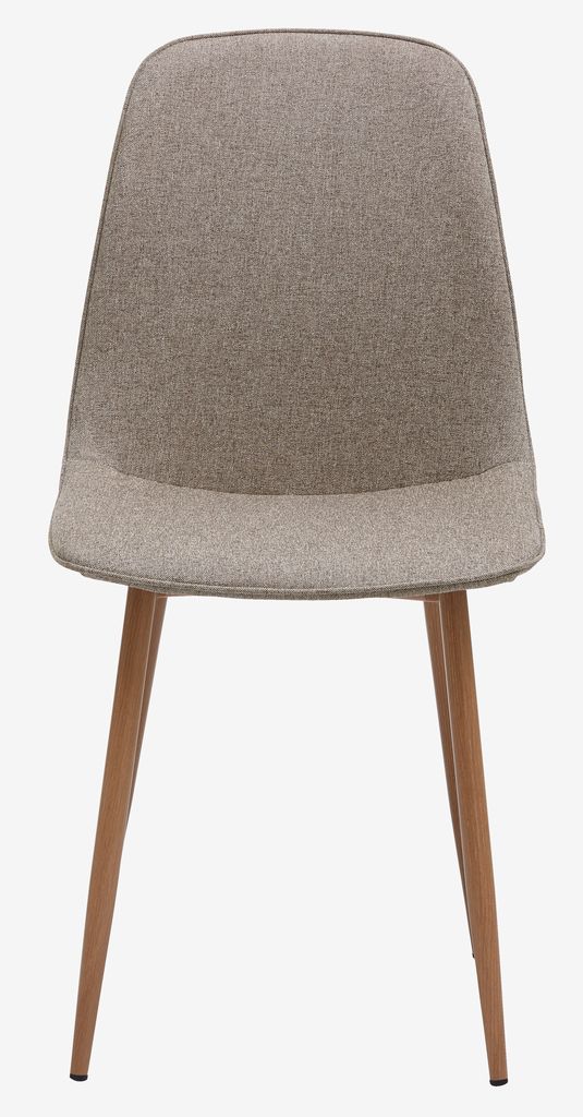 Dining chair BISTRUP sand/oak