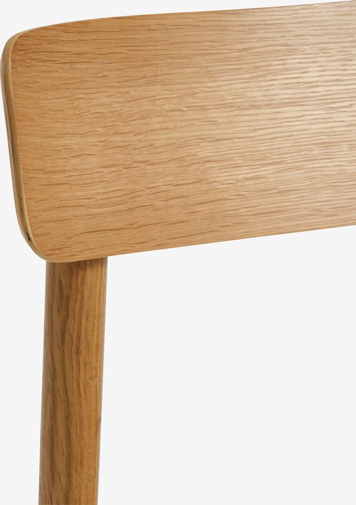 MARSTRAND D110 table white + 4 ISLEV chairs oak