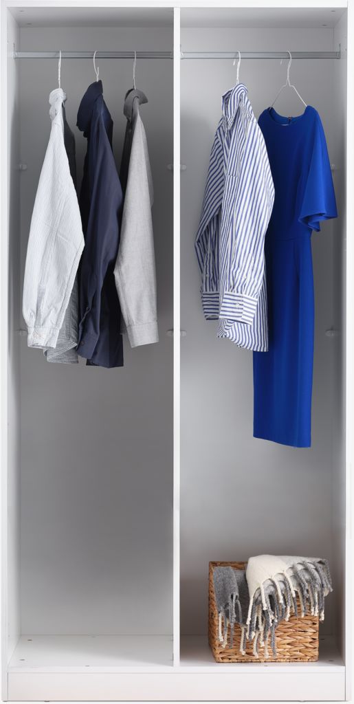 Wardrobe VIBY 101x200 2 doors white