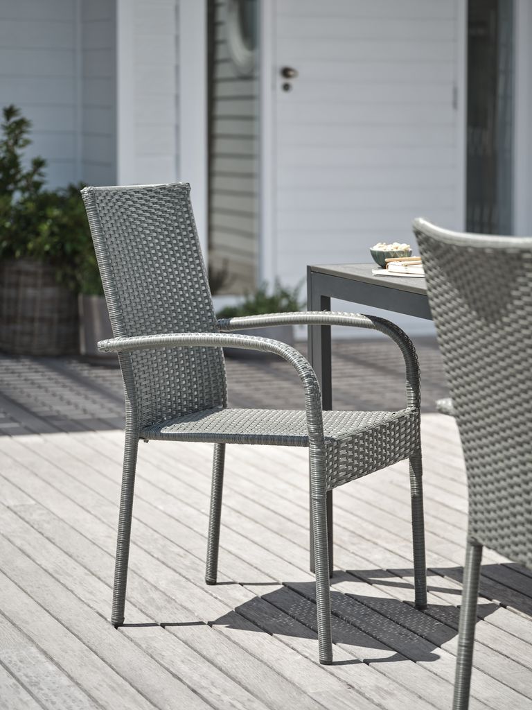 Stacking chair GUDHJEM grey