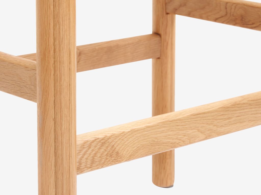Bar stool VADEHAVET oak/natural