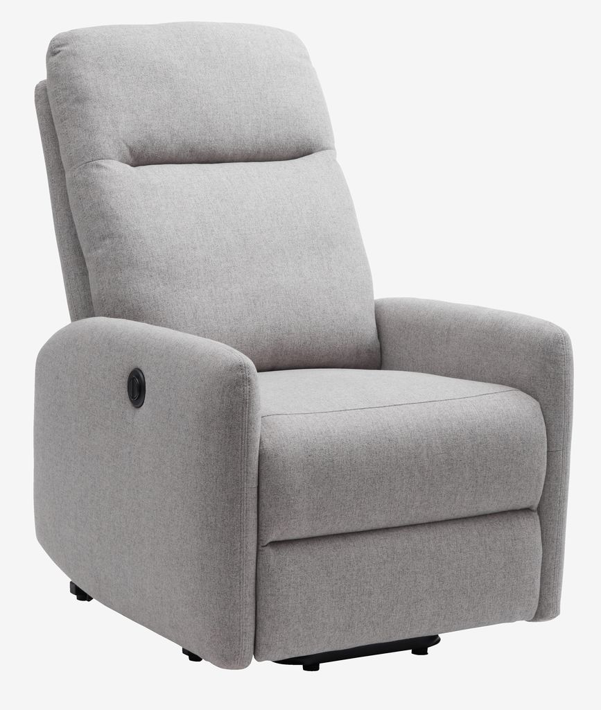 Lift recliner VONSILD lift function electric light grey