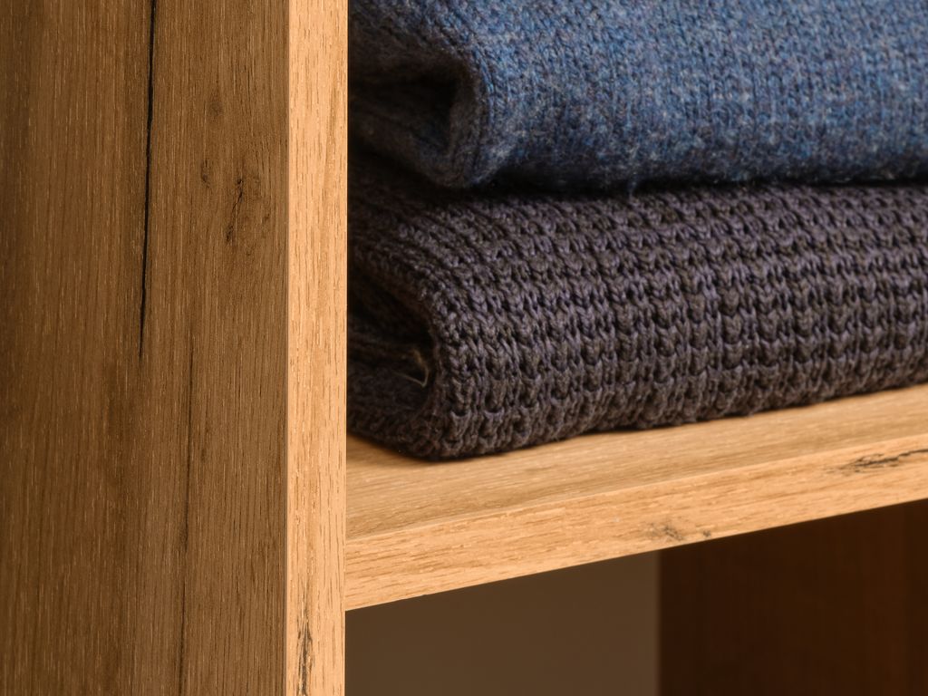 Wardrobe JENSLEV 96x176 oak