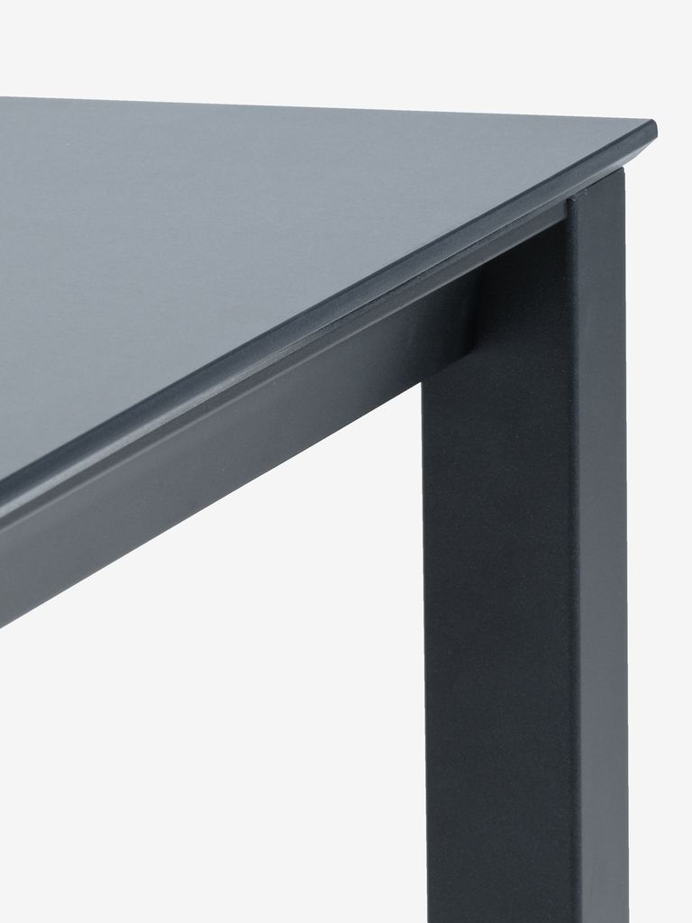 Garden table LANGET W95xL207 black