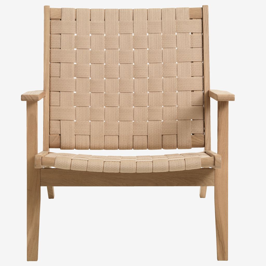 Armchair VADEHAVET oak/natural