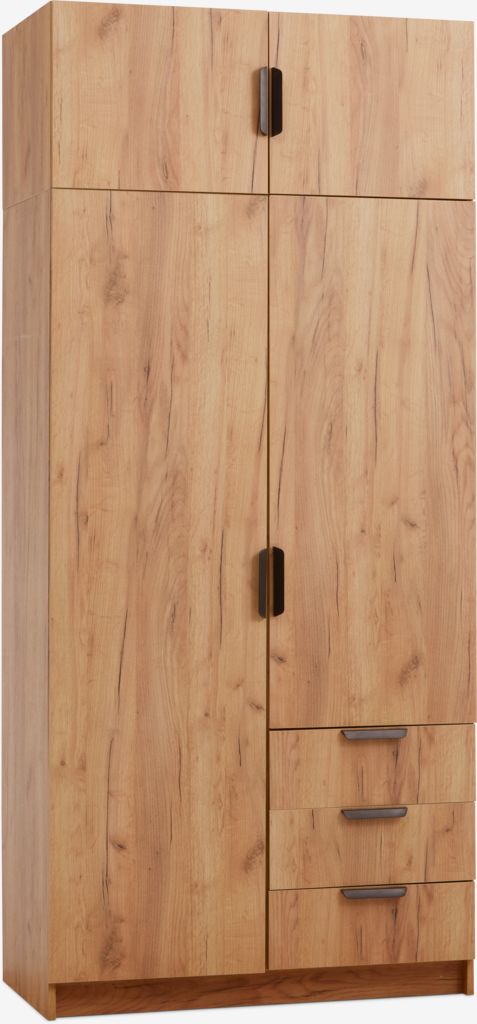 Wardrobe JENSLEV 96x176 oak