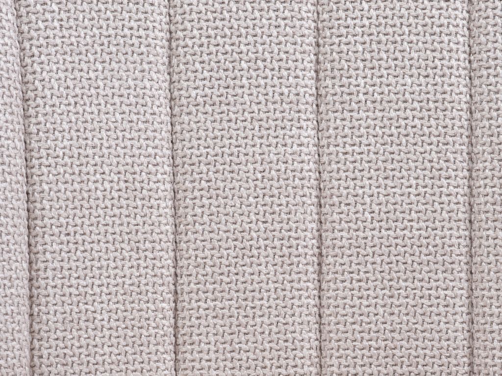 Bar stool ADSLEV beige fabric/oak colour