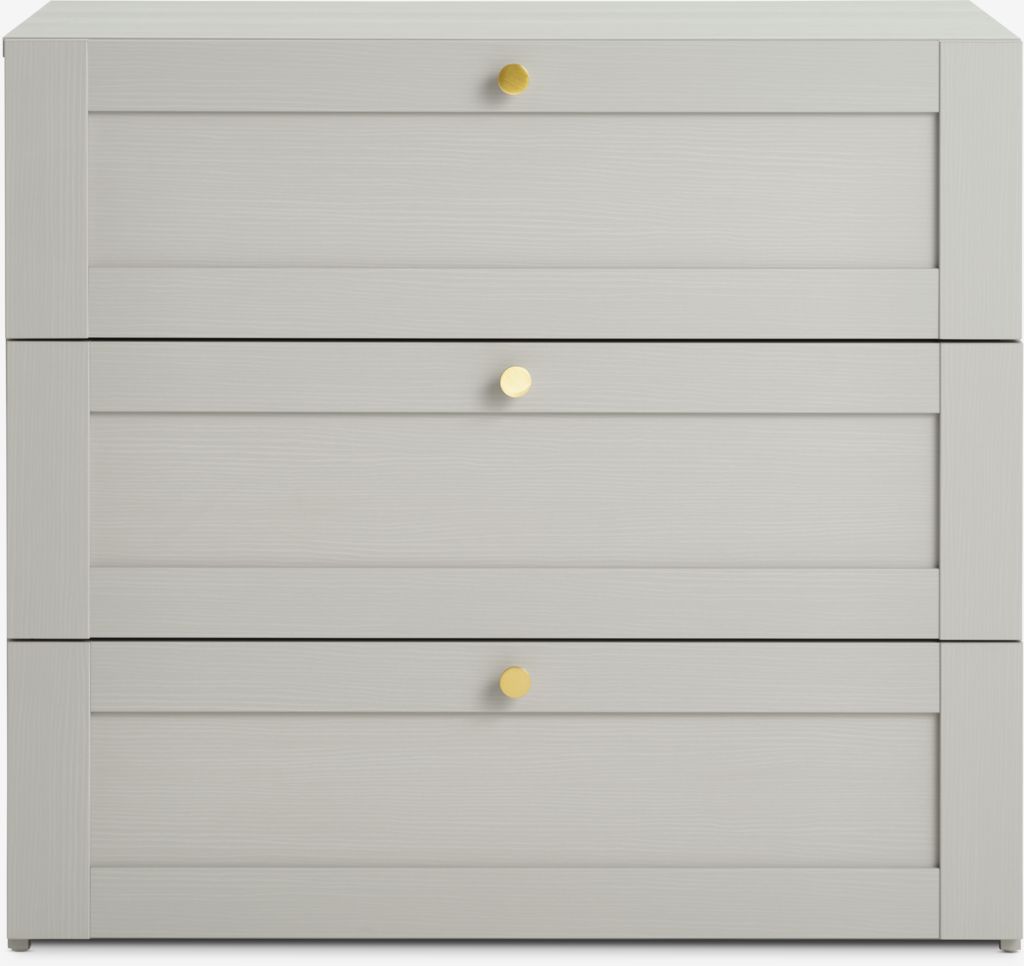 3 drawer chest FRAMLEV grey