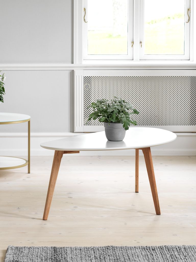 Coffee table LEJRE 60x120 white/oak