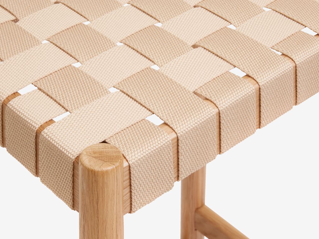 Bar stool VADEHAVET oak/natural