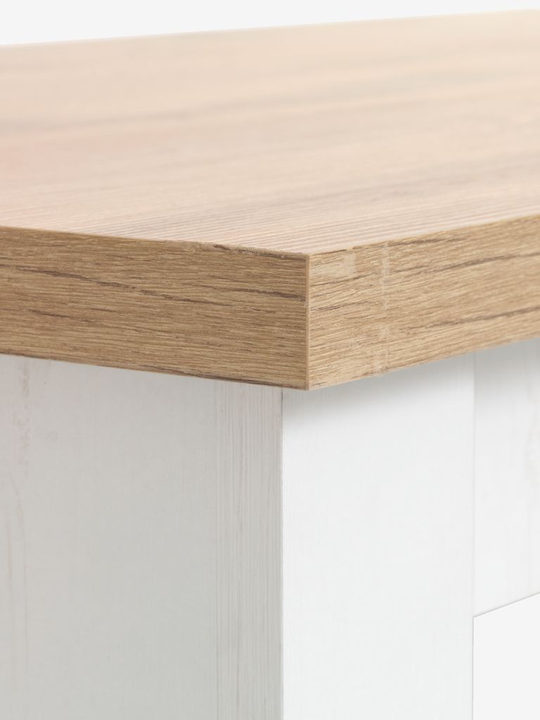 Coffee table MARKSKEL 60x110 white/oak