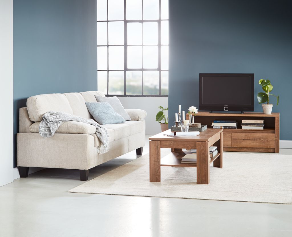 TV bench VEDDE wild oak