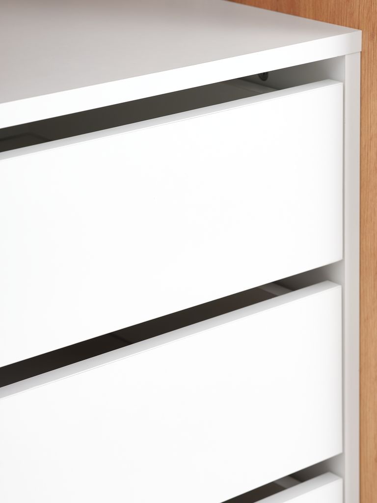 Wardrobe insert VIBY wardrobe 3 drawers white