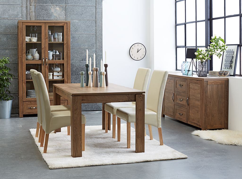 Sideboard JUNGEN 2 doors 3 drawers wild oak colour