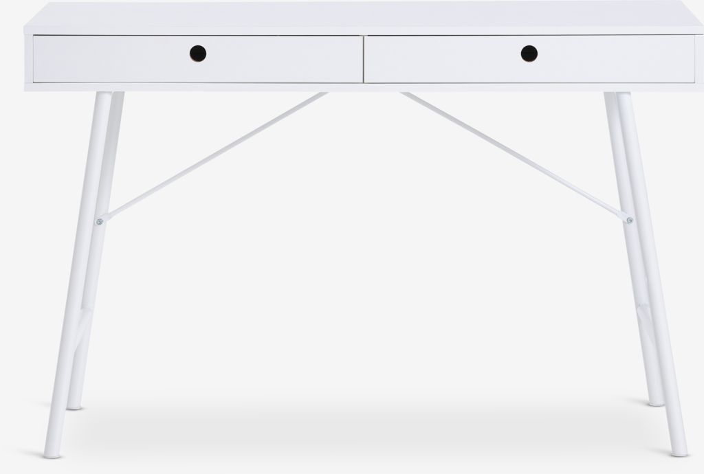 Desk STENVAD 48x120 2 drawers white