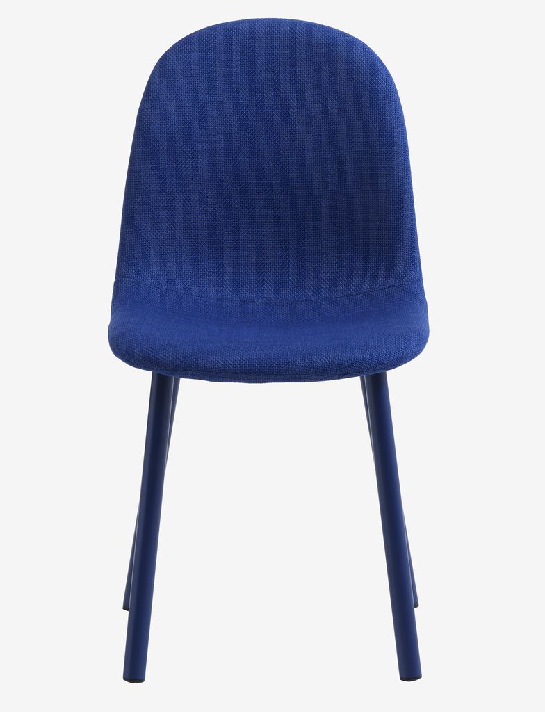 Dining chair EJSTRUP blue fabric