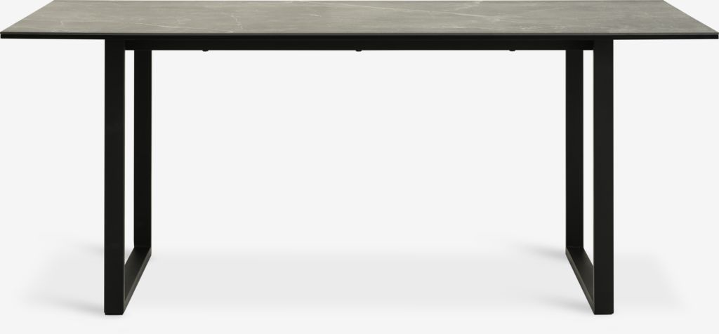 Dining table MOSELUND 90x180 ceramic black