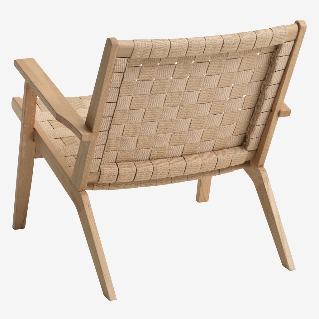 Armchair VADEHAVET oak/natural