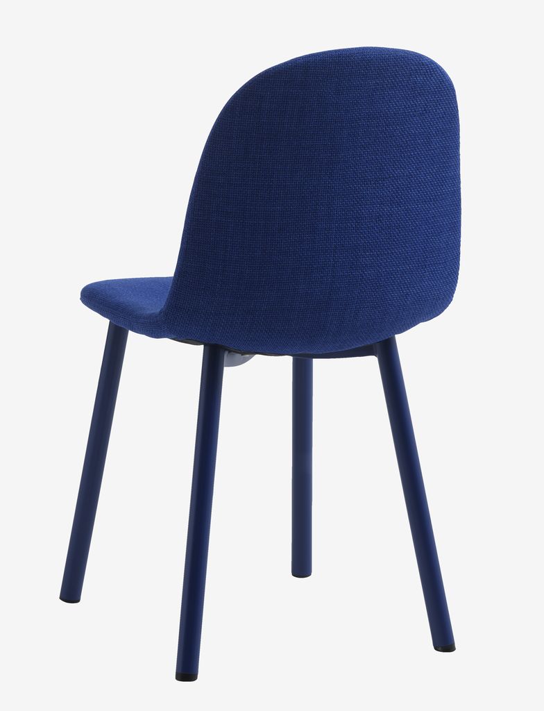 Dining chair EJSTRUP blue fabric