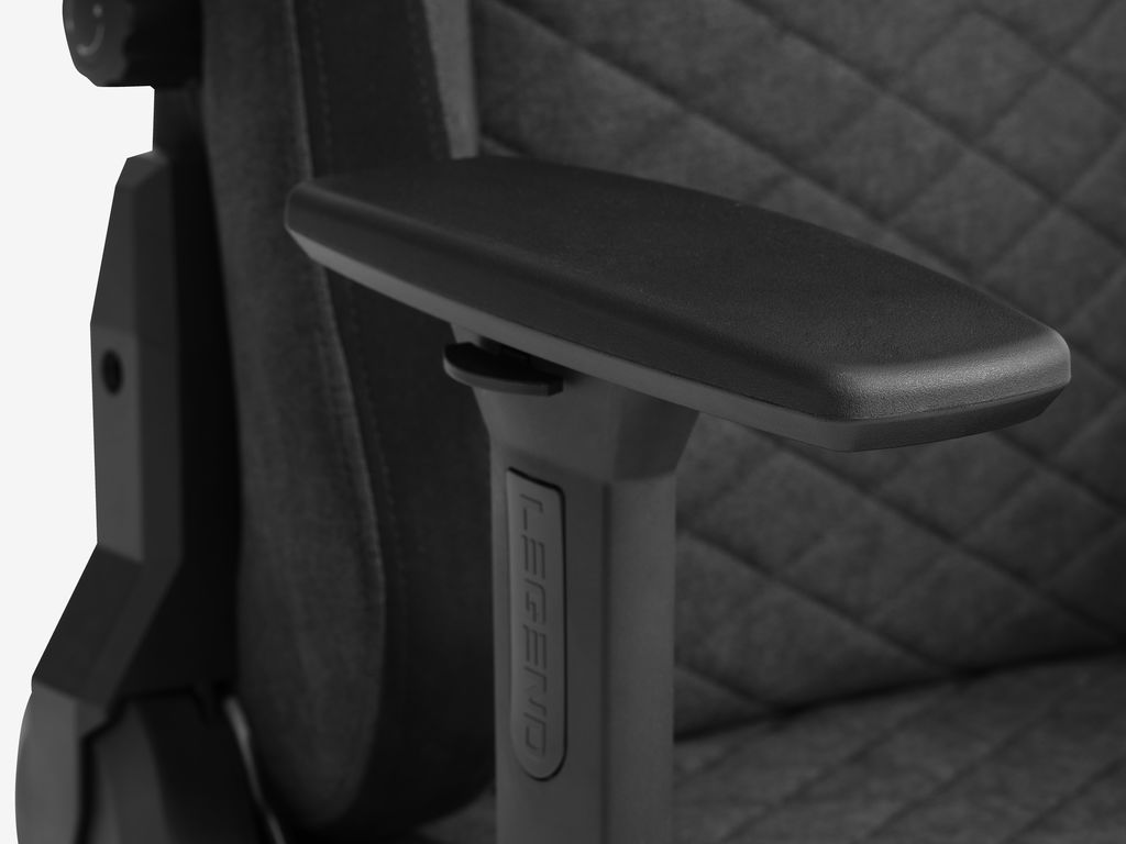 Gaming chair ABILDAA anthracite grey fabric