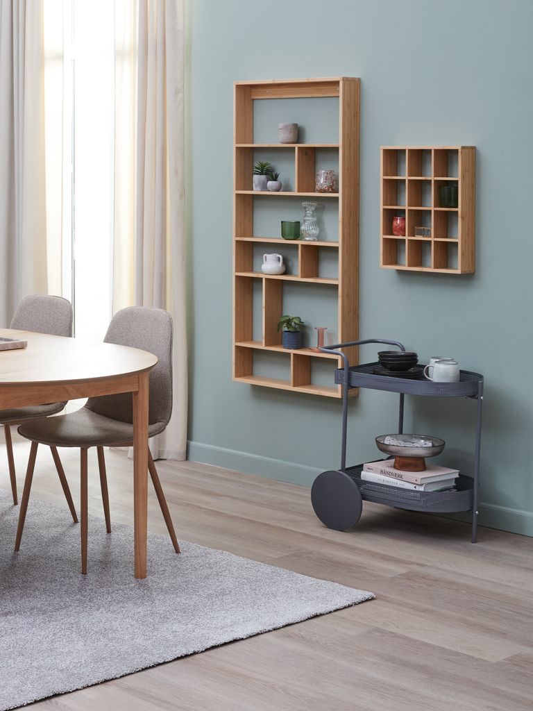 Dining chair BISTRUP sand/oak