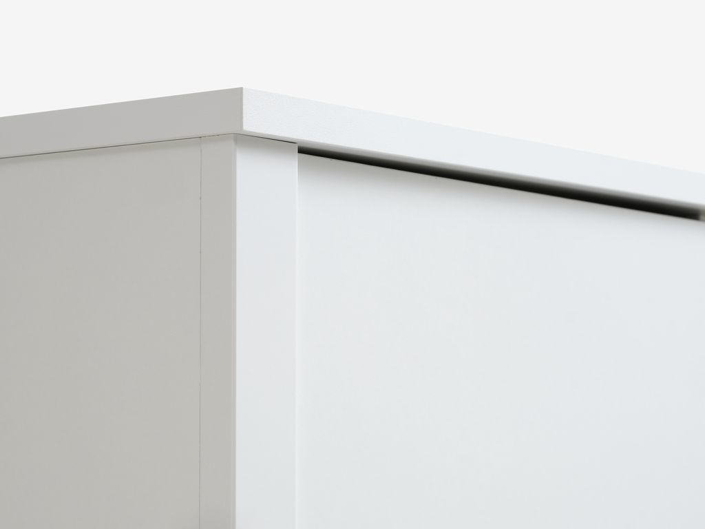 Wardrobe VEDDE 220x197 w/mirror white