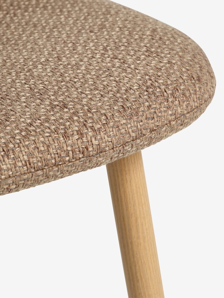 MARSTRAND L200/280 table oak + 4 EJSTRUP chairs dark sand