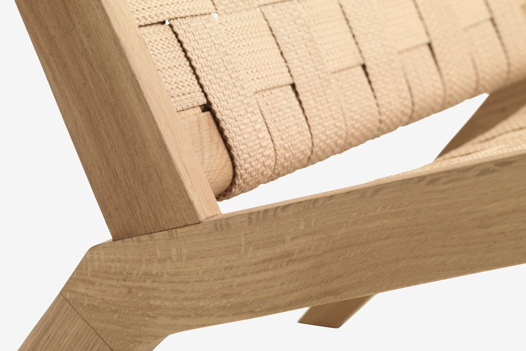 Armchair VADEHAVET oak/natural