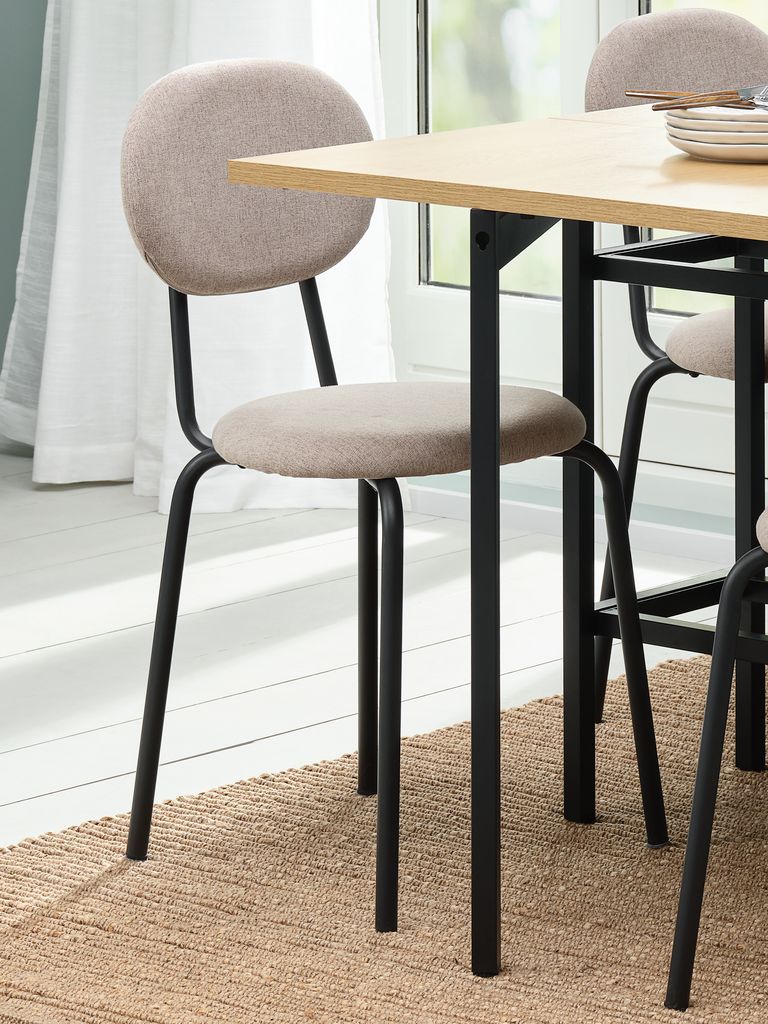 Dining table FOLDINGBRO 75x38/84/130 oak colour