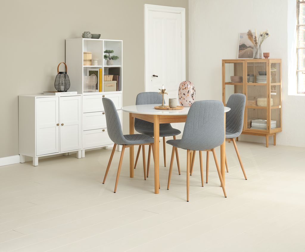 Display cabinet LANGELINIE 2 doors oak