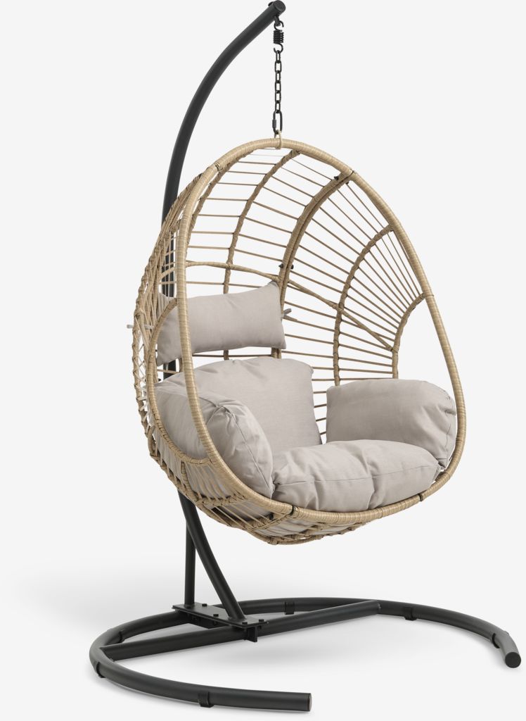 Hanging chair GJERN W118xH184xD106 natural